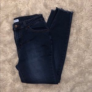 Cropped skinny jeans